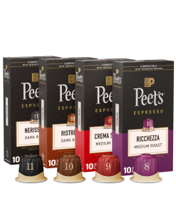 Peet's Coffee Espresso Capsules Sampler